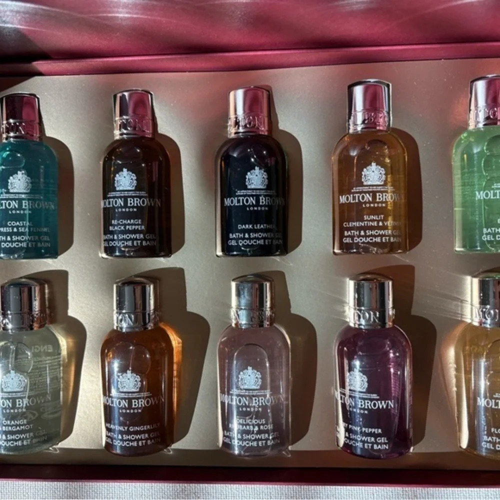 Molton Brown London Stocking Filler Gift‎ Set – 10x50 ml Bath & Shower Gels